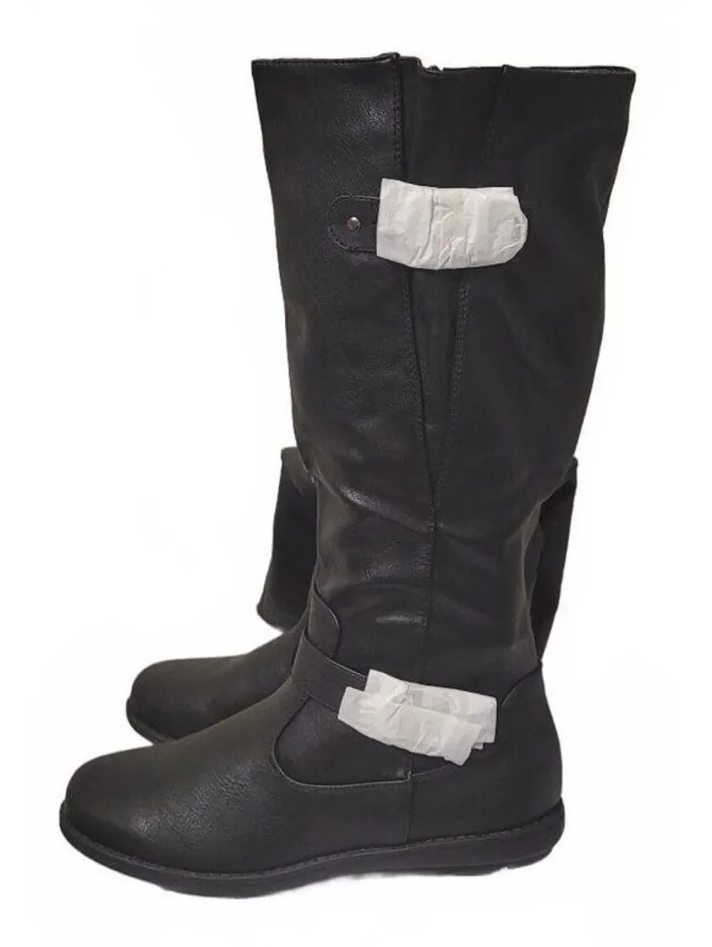 Dream Pairs Black Faux Fur-Lined Knee High Women's Winter Boots Tall Boots US 10